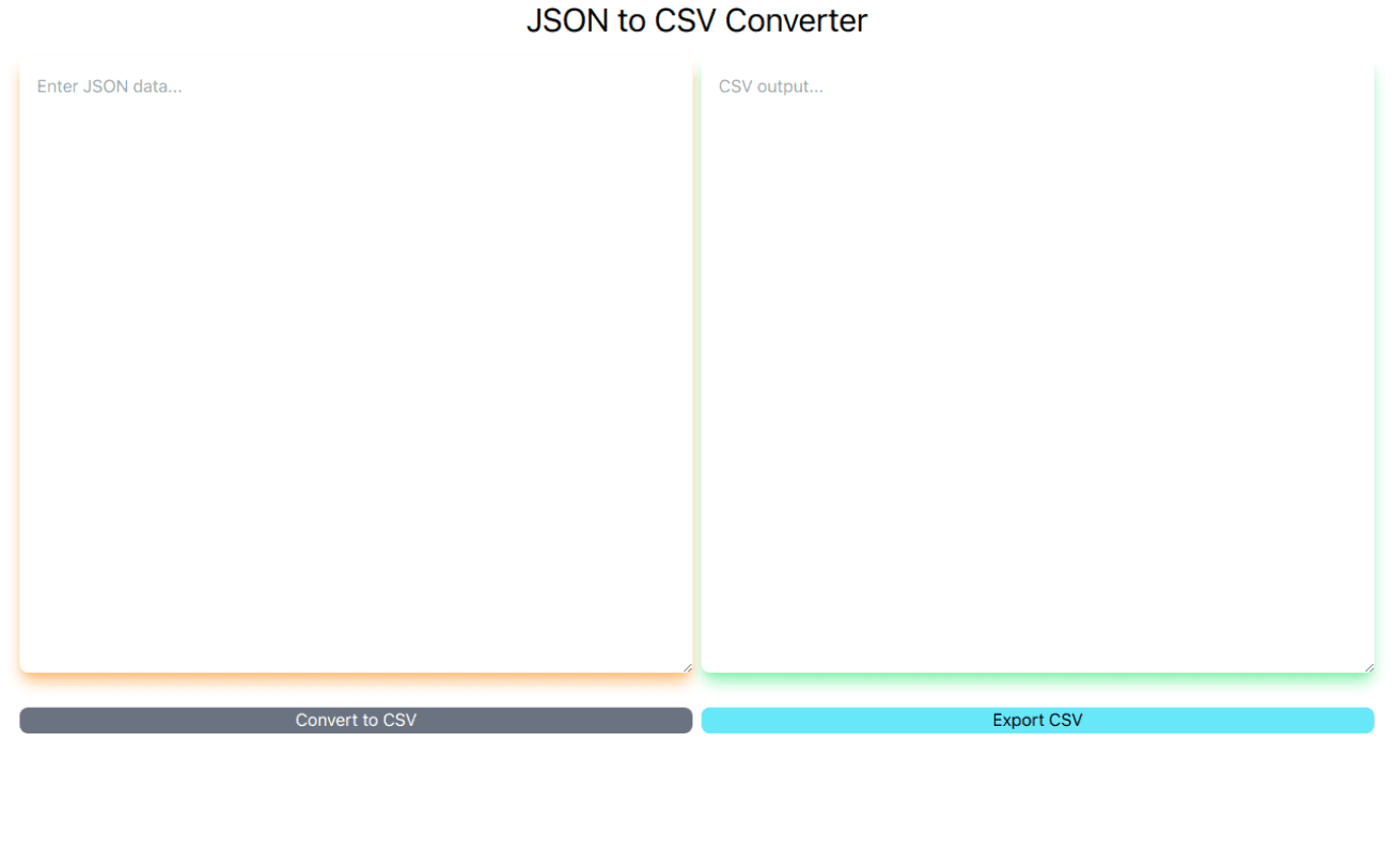 Json to CSV